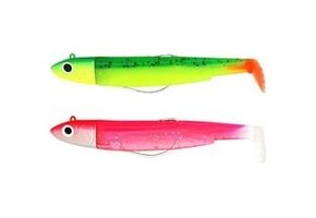 BLACK MINNOW DOUBLE COMBO OFF SHORE 6 GRAM KHAKI-KHAKI GLITTER