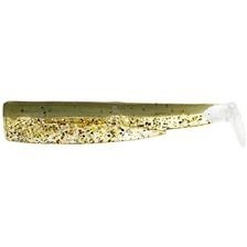 BLACK MINNOW  4 LURES BODIES BROWN GLITTER