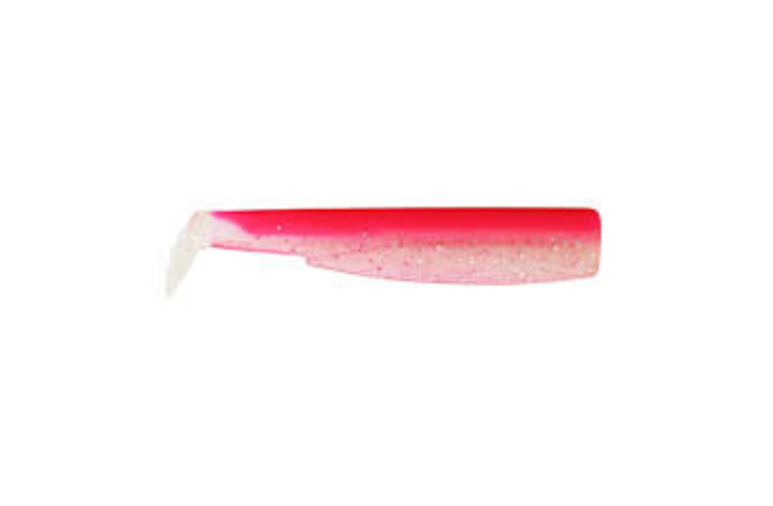 BLACK MINNOW 4 LURES BODIES FLUO PINK