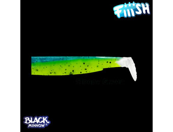 BLACK MINNOW 4 LURES BODIES  SLEEPY GREEN