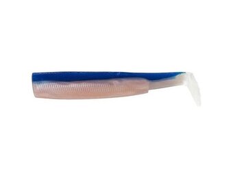 BLACK MINNOW 4 LURES BODIES  BLUE/PINK