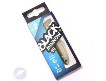 BLACK MINNOW 90 COMBO OFF SHORE 5 GRAM KAKI + LURE BODY KAKI