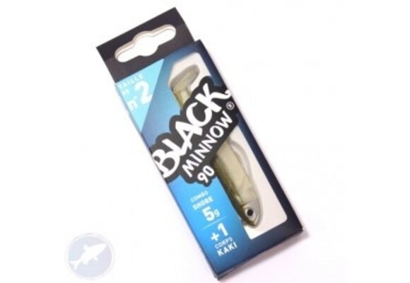 BLACK MINNOW 90 COMBO OFF SHORE 5 GRAM KAKI + LURE BODY KAKI