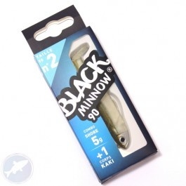 BLACK MINNOW 90 COMBO OFF SHORE 5 GRAM KAKI + LURE BODY KAKI
