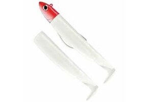 BLACK MINNOW 90 COMBO OFF SHORE 10 GRAM WHITE + LURE BODY WHITE JIGHEAD RED
