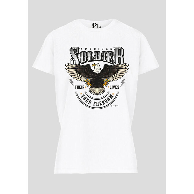 FAVV American T-Shirt Zwart Wit