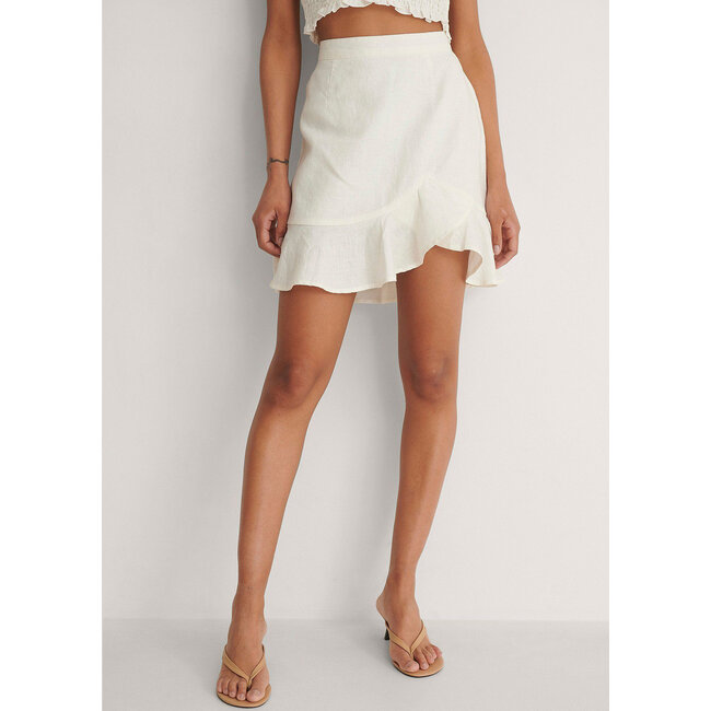 NA-KD Bottom Flounce Mini Skirt