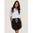 NA-KD Mini Structured Smocked Skirt Black