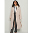 NA-KD Oversized Side Slit Coat Light Beige