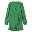 REFINED DEPARTMENT Woven Smock Dress Green