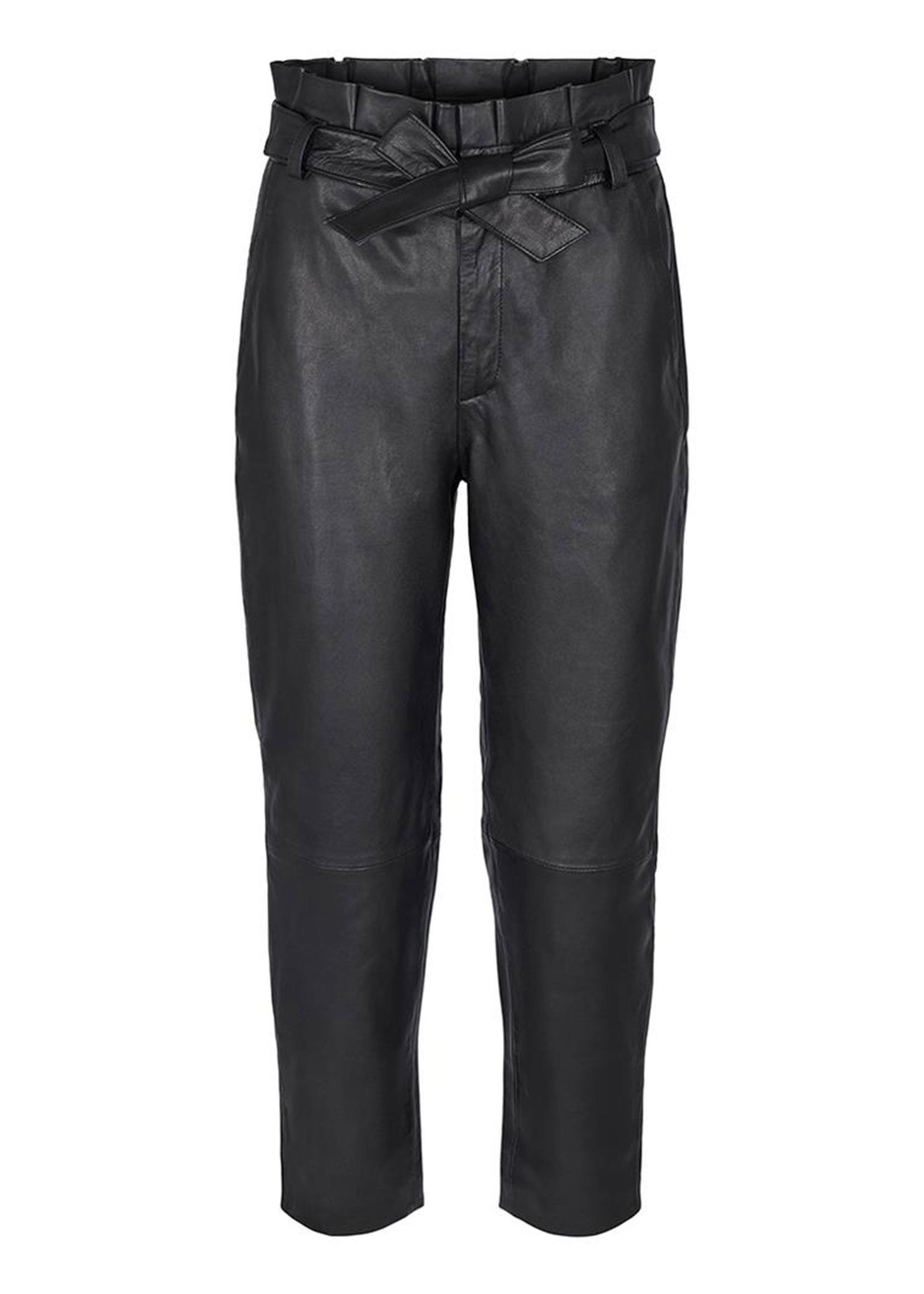 Phoebe Leather Pants Black-1