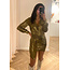 FAVV Metallic Dress Gold