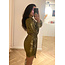 FAVV Metallic Dress Gold