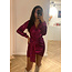 FAVV Metallic Dress Pink