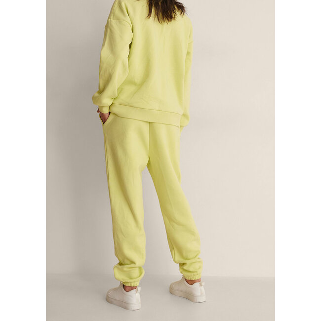 NA-KD Organic Comfy Sweatpants Lime