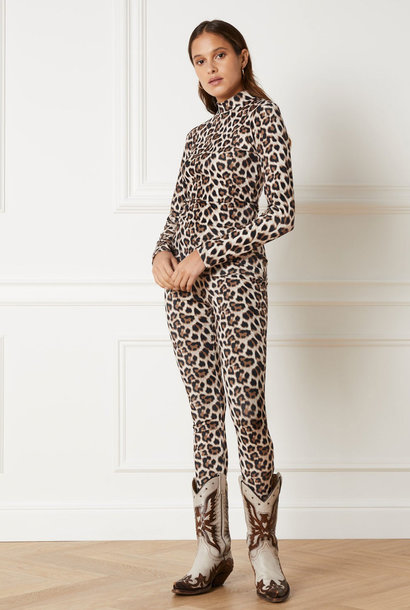 Knitted Leopard Jersey Legging