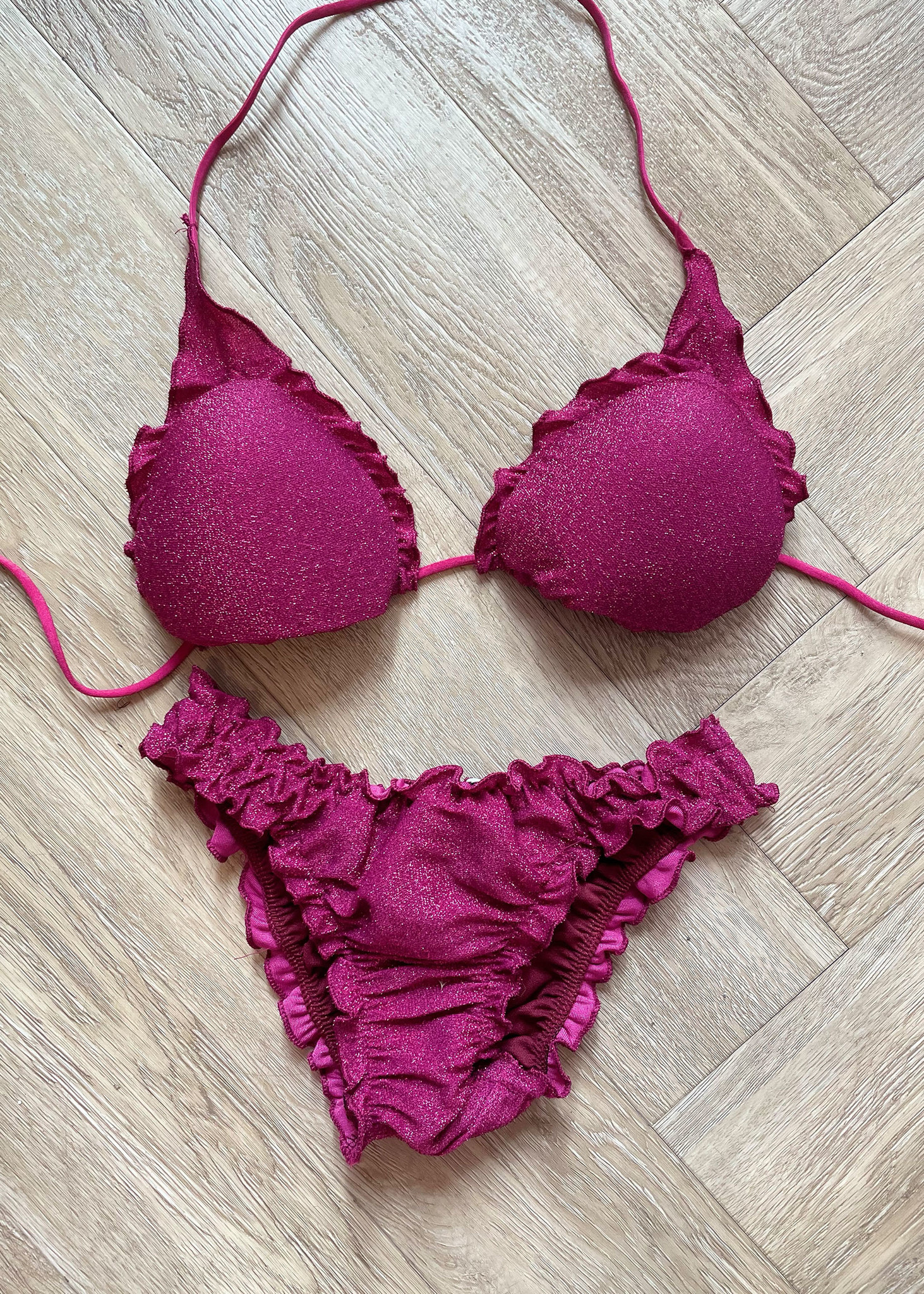 Gedrag Normaal gesproken wanhoop Glitter Bikini Donker Paars - Favv