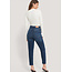 NA-KD Comfort Mom Jeans Dark Blue