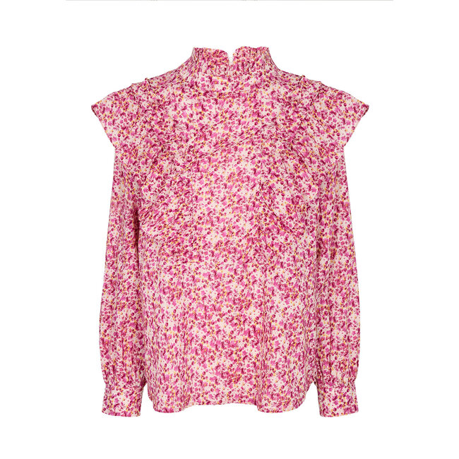 CO'COUTURE Donda Frill Blouse Pink