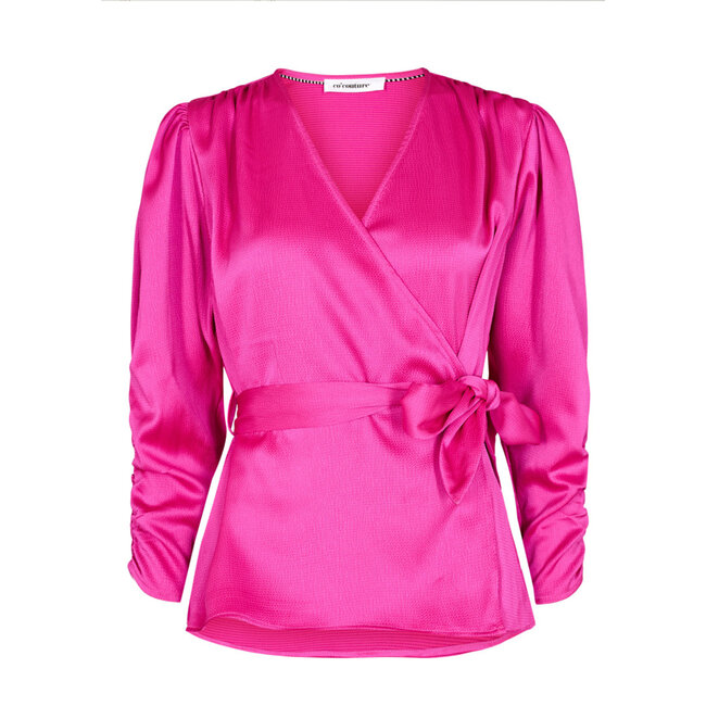 CO'COUTURE Mira Wrap Blouse Pink