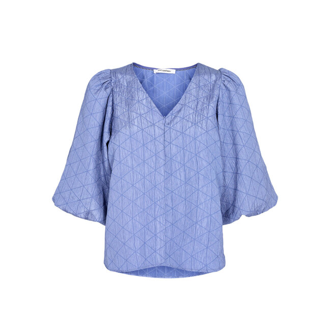 CO'COUTURE Issey Blouse New Blue