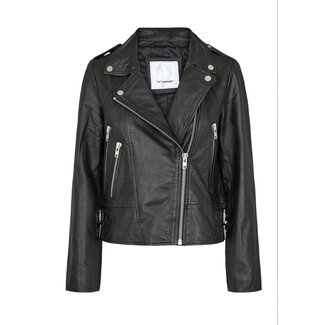 CO'COUTURE Phoebe Leather Biker Jacket