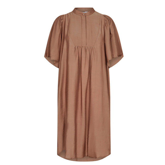 CO'COUTURE Callum Volume SS Dress Latte