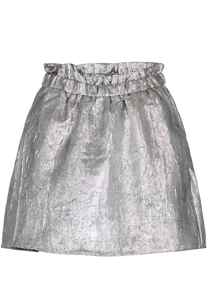 Vina Metallic Skirt Silver