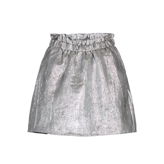 CO'COUTURE Vina Metallic Skirt Silver