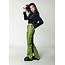 COLOURFUL REBEL Russy Snake Pants | Neon lime