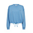 CO'COUTURE Clean Crop Tie Sweat Skye Blue