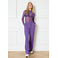 REFINED DEPARTMENT Knitted Trackpants Dion Purple