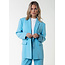 COLOURFUL REBEL Gemma Single Breasted Blazer Light Blue