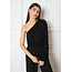 REFINED DEPARTMENT One Shoulder Cleo Top Black