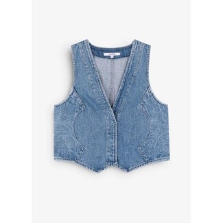 SCALPERS Cuts Vest Indigo