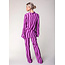COLOURFUL REBEL Melody Stripes Straight Pants | Purple
