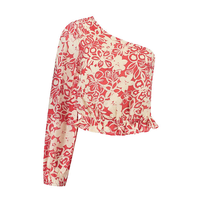 REFINED DEPARTMENT Molly Top Red Flower