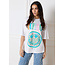 REFINED DEPARTMENT Maggy Smiley Tee Off White