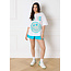 REFINED DEPARTMENT Maggy Smiley Tee Off White