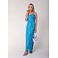 COLOURFUL REBEL Caia Mesh Maxi Dress | Light turquoise