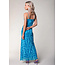 COLOURFUL REBEL Caia Mesh Maxi Dress | Light turquoise