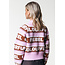 COLOURFUL REBEL Ximenia CR Intarsia Knitted Sweater