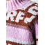 COLOURFUL REBEL Ximenia CR Intarsia Knitted Sweater