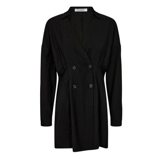 CO'COUTURE Laila Pleat Shirt Black