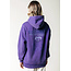 COLOURFUL REBEL Concert Acid Wash Clean Hoodie Liberty Purple
