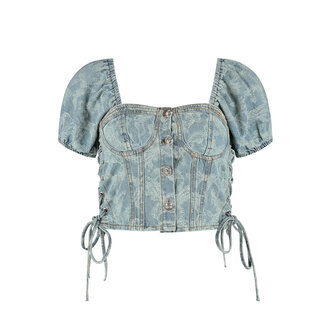 STUDIO AMAYA Jazzie Top Blue