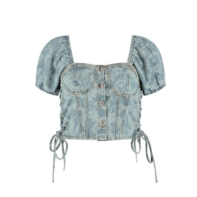 STUDIO AMAYA Jazzie Top Blue
