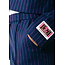 COLOURFUL REBEL Winoah Pinstripe Cropped Blazer Drank Blue