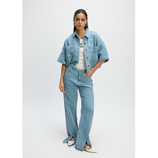 REFINED DEPARTMENT Selma Straight Pants Blue Denim
