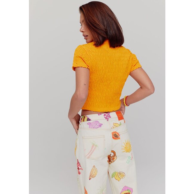 HARPER & YVE Dolphin Fruity Orange Shirt